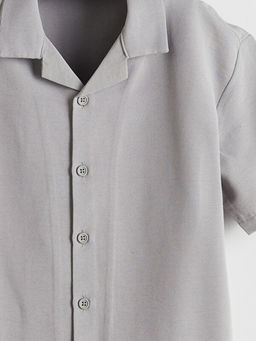 Keten Kar???ml? Erkek ?ocuk G?mlek