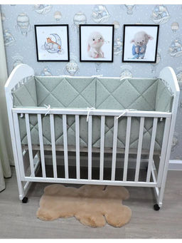 Бортики в кроватку для новорожденных стеганые