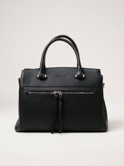 Кожаная сумка Schatz 40768 черный