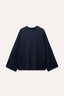 KNIT JACKET WITH METAL FASTENING - Zara фото 7