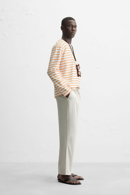 RELAXED FIT FLOWING TROUSERS - Zara фото 4