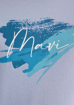 Mavi Bask?l? Mavi Tisort  фото 6