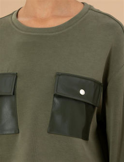 Kahverengi Sweatshirt - Pierre cardin фото 7