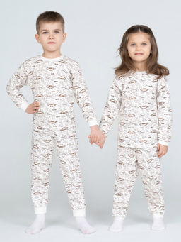 Пижама детская молочнаяжирафы