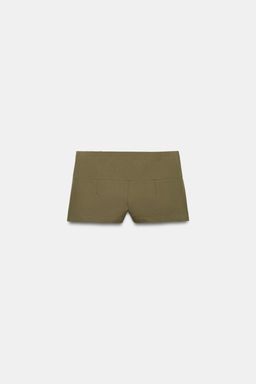 SHORTS MINI BOTONES / Khaki - Zara фото 6