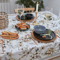 Скатерть Этель Floral mood, 220?147 см, 100 % хлопок, репс 210 г/м?