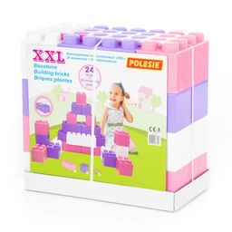 Конструктор строительный XXL, 24 элемента (v2) + соединитель (24 элемента) - Полесье фото 7