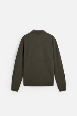 WOOL KNIT POLO SHIRT - Zara фото 7