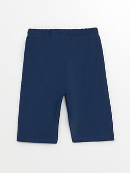 Beli Lastikli Bask?l? Erkek ?ocuk Pijama ?ort - Waikiki фото 3