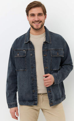 Куртка джинс P511-1251 d.blue