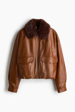 Chaqueta con cuello efecto pelo - H&m фото 2