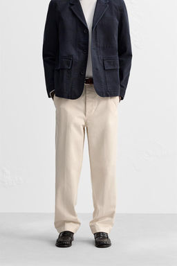 TEXTURED CHINO TROUSERS - Zara фото 2