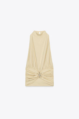 SUN GATHERED POLYAMIDE TOP - Zara фото 7