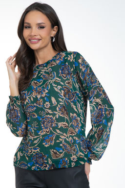 Блуза Волшебный шифон (модный принт)