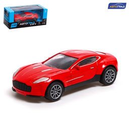 Машина металлическая Гонка, инерция, 1:43, цвет красный