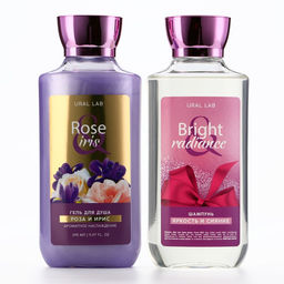 Подарочный набор URAL LAB, гель для душа и шампунь для волос, 2?295 мл  фото 3