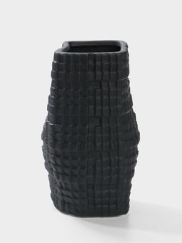 Ваза настольная керамика "Джорадо" 20х11 см, чёрный