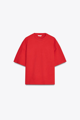 SHORT SLEEVE INTERLOCK SWEATSHIRT - Zara фото 22