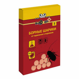 Цена за 2 шт. Шарики борные от тараканов и муравьев 8шт BORSH1 128 726