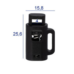 Зажим пластик Micron A 8840 d 4 мм в пакете 24 шт №01 черный