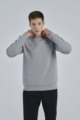 Свитшот Серо-зеленый