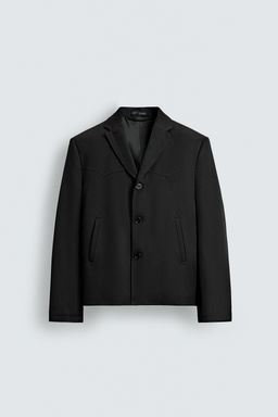 BLAZER ESTRUCTURA / Negro - Zara фото 7