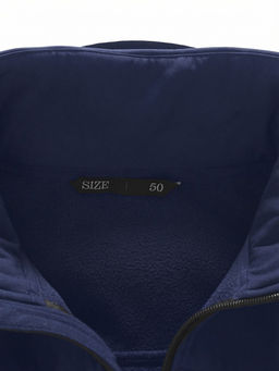 Ветровка мужская софтшелл виндстоппер с капюшоном спортивная темно-синего цвета 9615_1TS