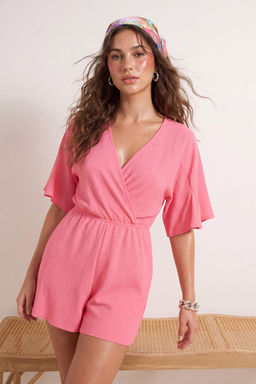 Pembe Orme Mini F?rf?rl? Regular Plaj Tulum TBESS26TU00007 - Trendyolmilla фото 5