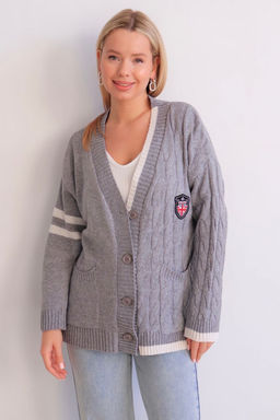 Martichelli Кардиган серый  фото 12