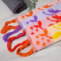 Мочалка для тела Доляна «Русалка», 11×40 см, МИКС