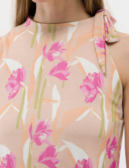 Kahverengi Kolsuz Comfort Fit Bluz - Pierre cardin фото 7