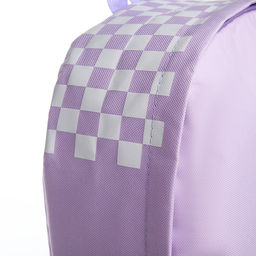 Рюкзак текстильный с печатью на верхней части, 38х29х11 см, сиреневый - Nazamok фото 6