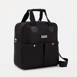 Сумка дорожная 2 в 1 на колёсах 20, отдел на молнии, 4 наружных кармана, цвет чёрный - Simaland фото 6