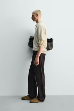 POLO PUNTO C??AMO - ALGOD?N / Beige claro - Zara фото 4