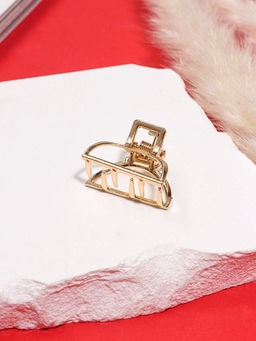 Цена за 6 шт. Крабик для волос «Маргарита», дуга, 2.5 см, золото