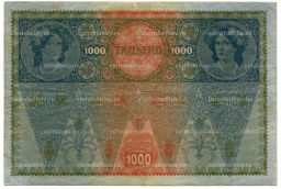 1000 крон 1902 года Австрия  Надпечатка