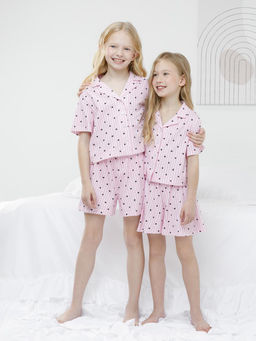 МП 1667/розовый Н255 пижама для дев