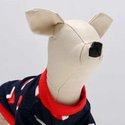 Толстовка для собак Новогодний колпак, размер S, синяя (ДС 26, ОШ 22, ОГ 34 см) - Simaland фото 6