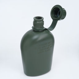 Фляжка армейская походная Adventure, 1 л, для воды, с котелком, пластиковая, зелёная - Simaland фото 8