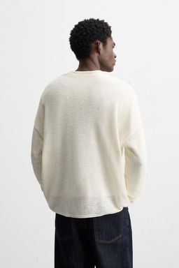 RELAXED FIT TEXTURED SWEATER - Zara фото 11