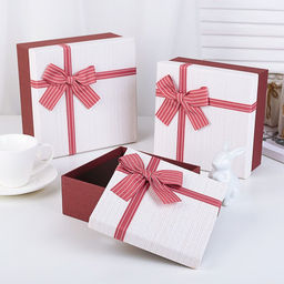 Набор коробок 3 в 1, 19,5 х 19,5 х 9,5 - 15,5 х 15,5 х 6,5 см