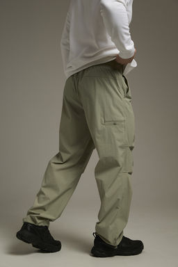 Брюки текстильные Серо-зеленый - Anta фото 4