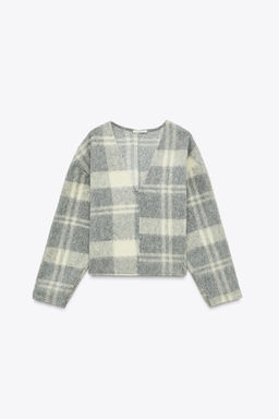 SOFT CHECK SWEATSHIRT - Zara фото 7