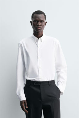REGULAR FIT POPLIN SHIRT - Zara фото 2