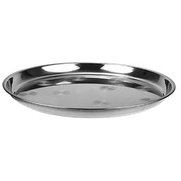 Поднос из нержавеющей стали д34,5см h2,5см (Китай) - Домашняя мода фото 2