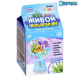 Набор для опытов Живой аквариум-флорариум, с морскими обитателями