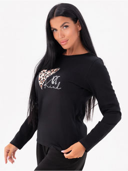 Лонгслив ВЕ женский черный - София фото 7