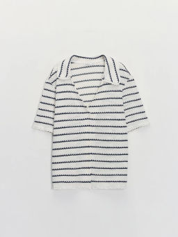 Рубашка свободного кроя в полоску ZR2605023406-5 / Zarina