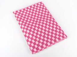 Одеяло байковое ОБ-200 140*205 клетка цв. розовый