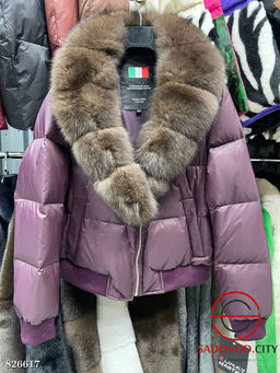 Куртка женская с натуральным мехом